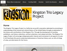 Tablet Screenshot of kingstontriolegacyproject.com